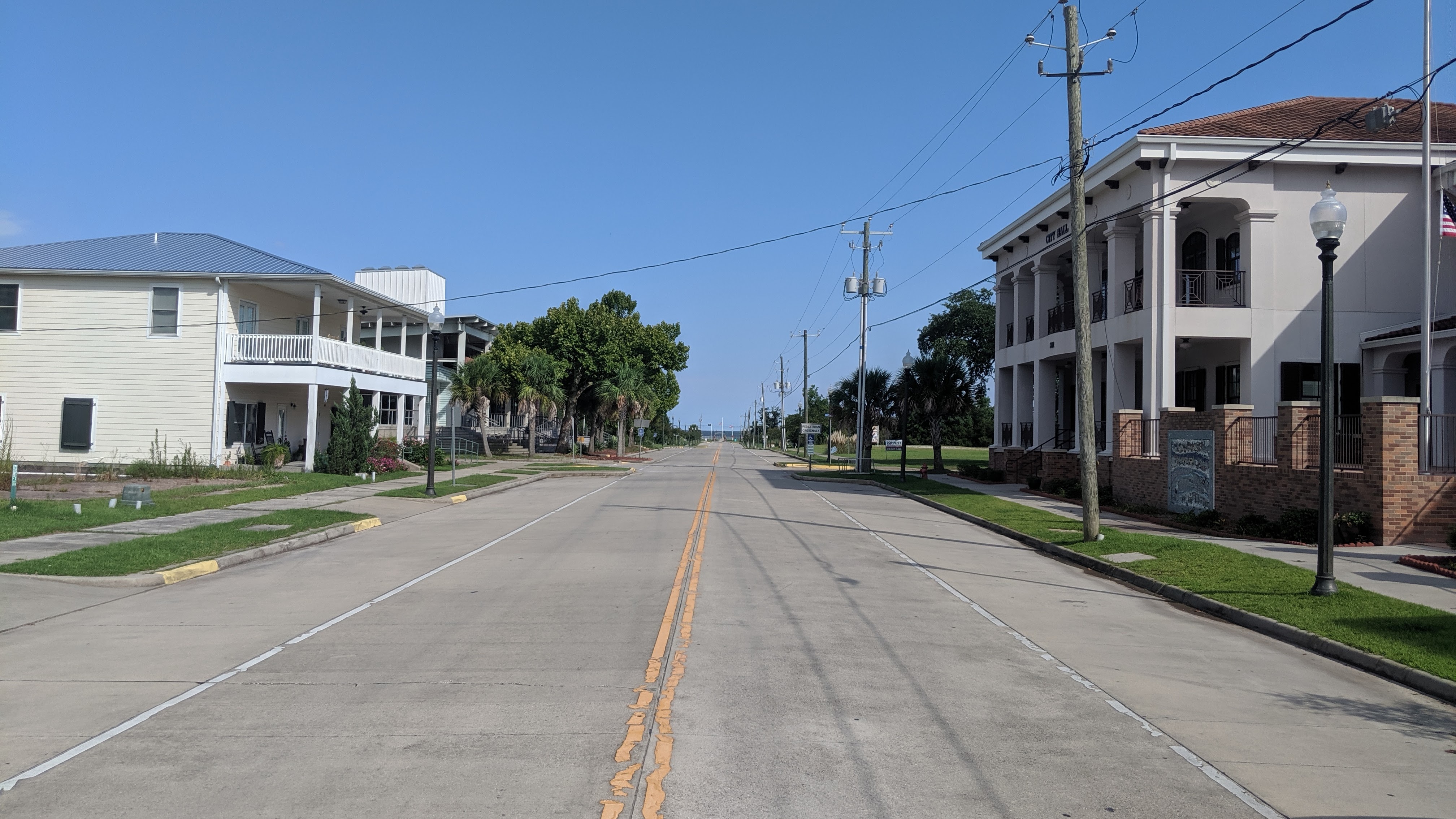 Coleman Avenue in Waveland after Hurricane Katrina