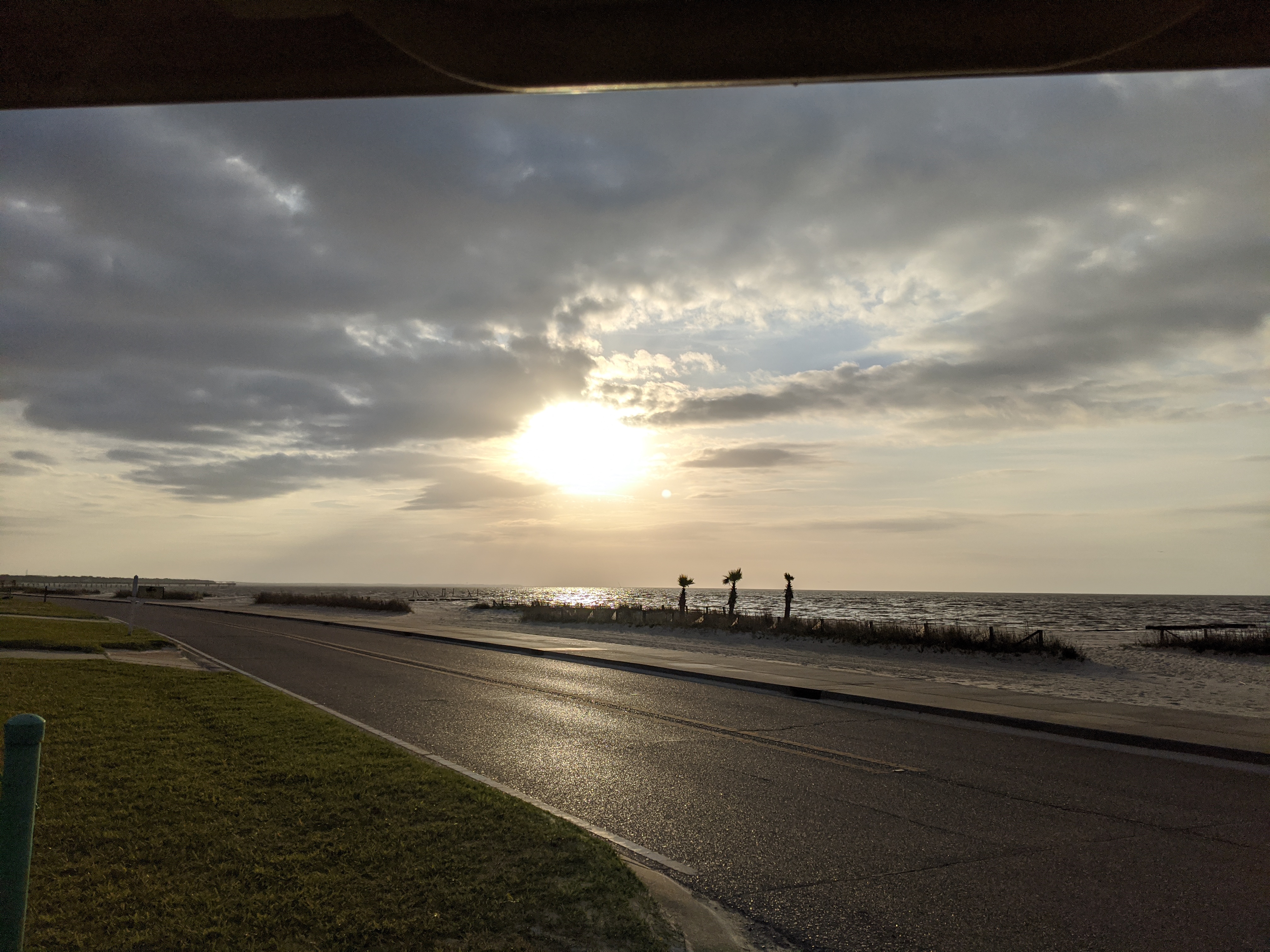 Sunrise on Waveland Beach