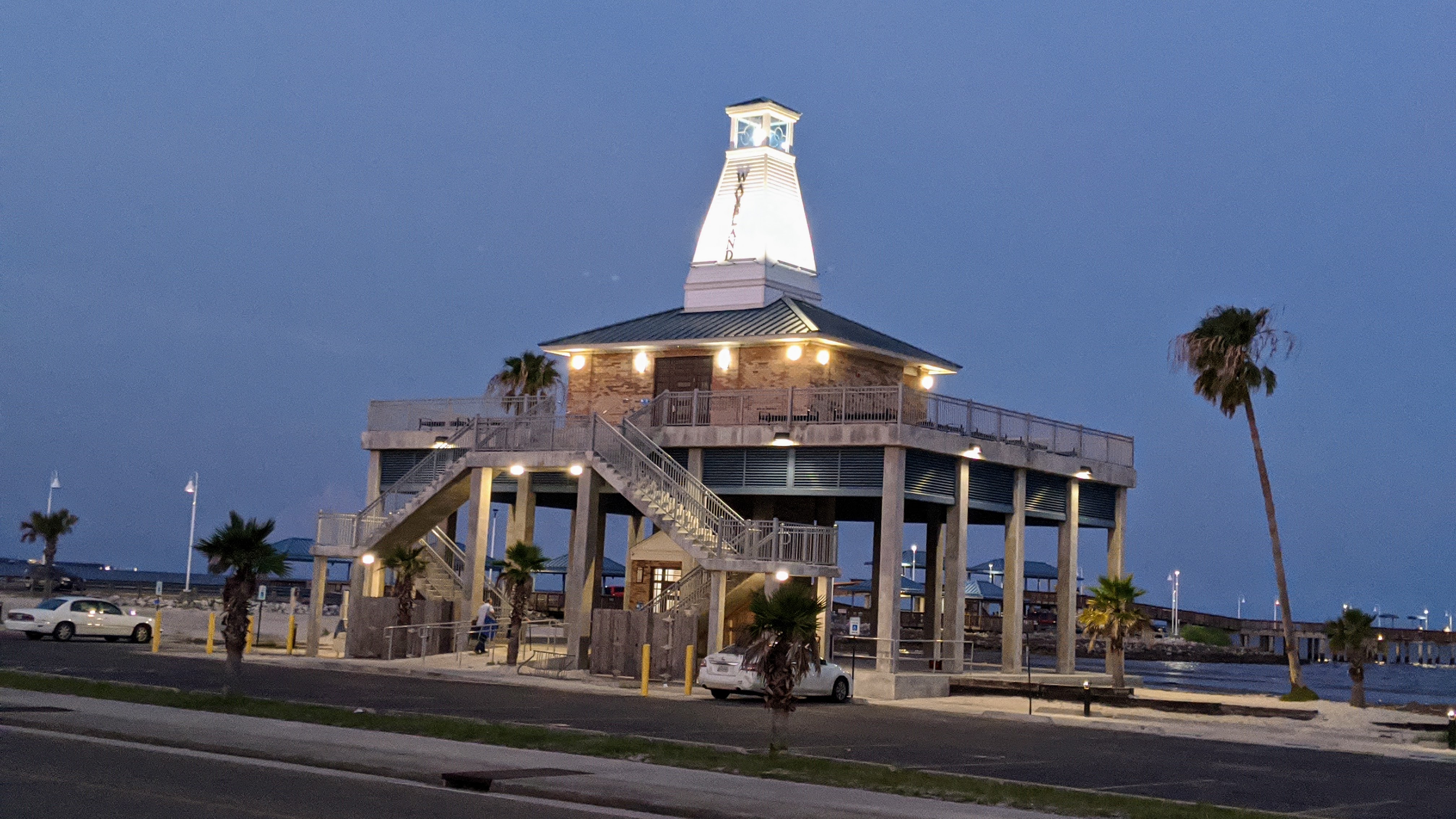 Whitney Waveland lighthouse park at foot of Coleman in Waveland, MS